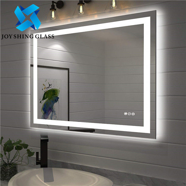 Banyo Dekorasyonu İçin Vanity Işıklı Duvara Monte Aynalar, LED Ayna