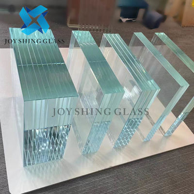 Özel 10.38mm Ultra Clear Laminated Glass For Display Counter