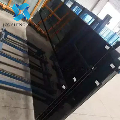 8mm Siyah Lamine Cam PVB ses yalıtımı temperli lamine cam