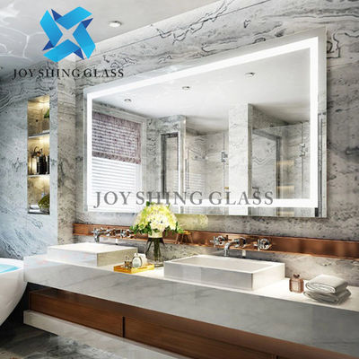 Dikdörtgen LED Banyo Aynası Buğu Önleyici LED Işık Aynası