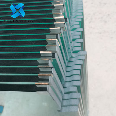 Euro Gri Renkli Tempered Cam 10mm Sıcaklı Sıvı Temizlenmiş Cam