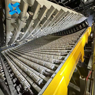 Özel Boyut 12mm Ultra Açık Tempered Kavisli Cam