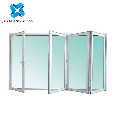 Çift camlı katlanabilir UPVC iki katlı kapılar