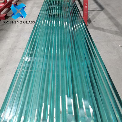 Kristal Tempered Glass Railing 8mm 10mm 12mm Güvenlik Sertleştirilmiş Cam
